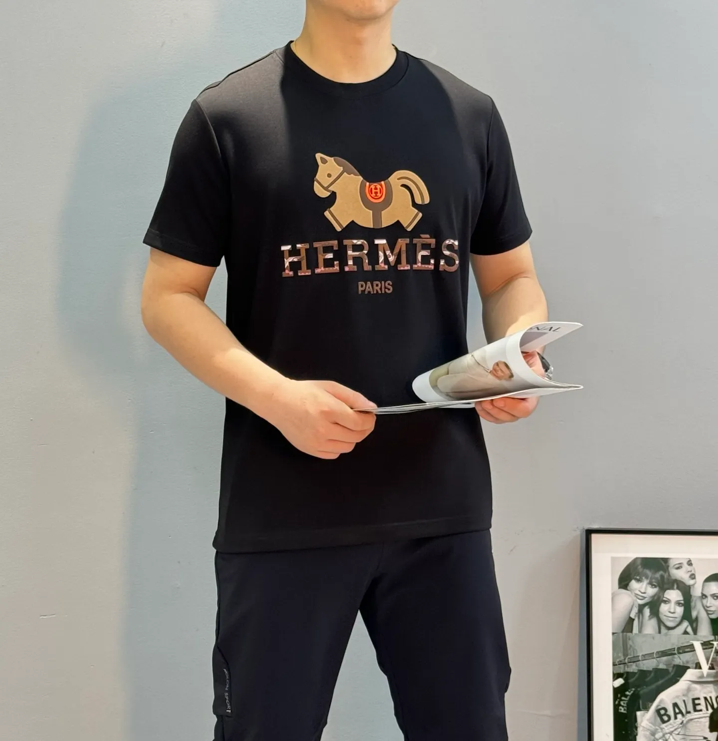 p90⚜️ 2026（Hermès） logo T . ， Orange 🐴， “HERMÈS PARIS” ， Classic 。 250g ， . ， Versatile， ✨。 ， ， ！ ：Black.White.Sizes：s-xxl